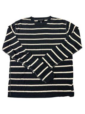 Banana Republic Striped Crew Sweater Medium